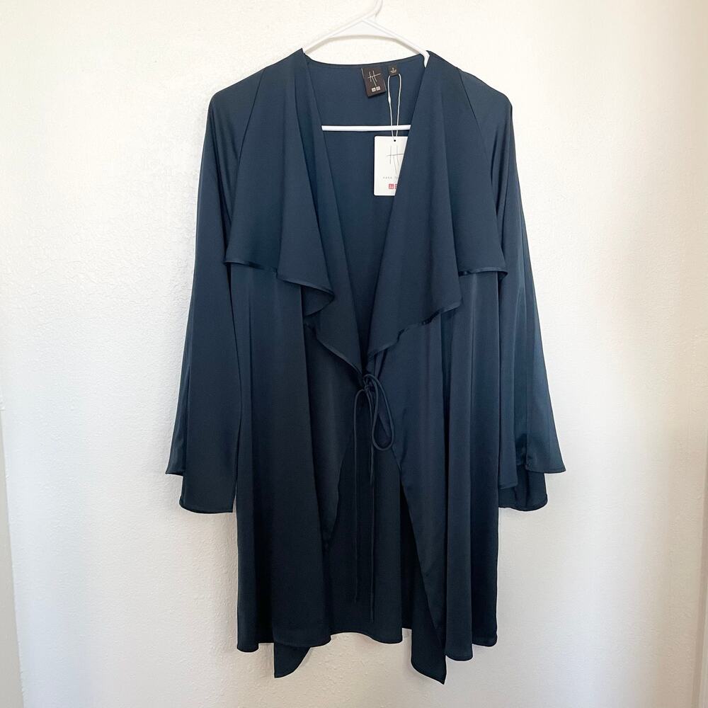 NWT Hana Tajima For Uniqlo Duster Cardigan Tie Front Woman’s Size Small